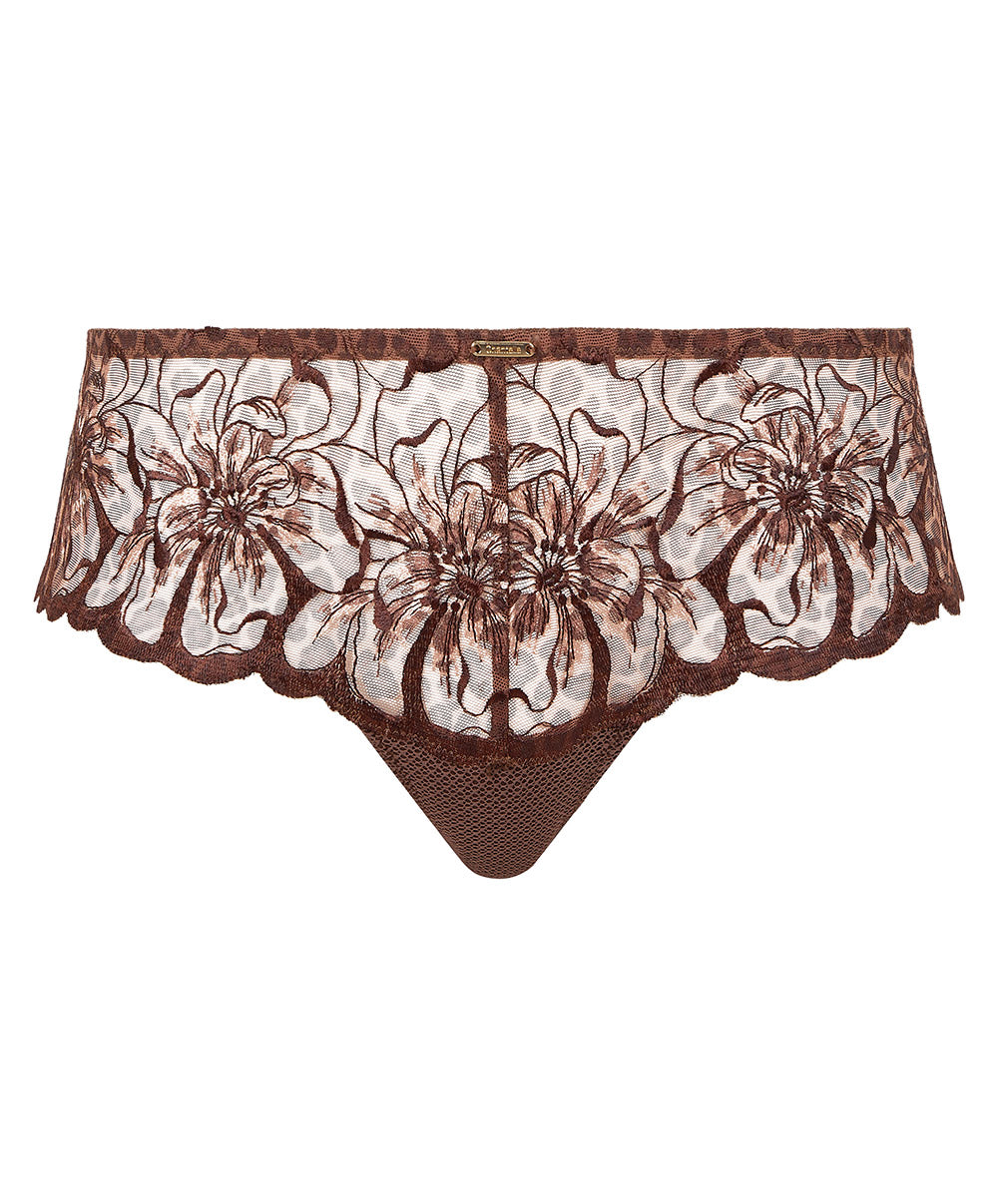 Shorty sexy Chantelle Fleurs imprimé léo C12M40-0WF