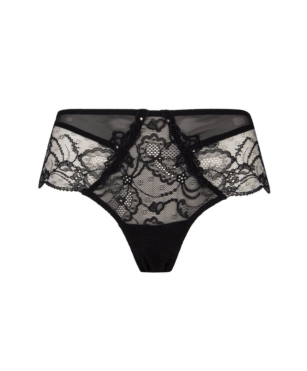 Shorty sexy Lise Charmel Soir de Venise noir ACA1403-ND