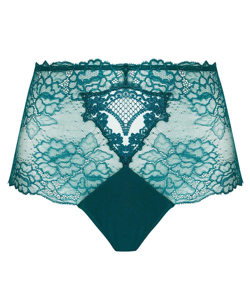 Shorty sexy Lise Charmel Sublime en Dentelle vert princesse ACH1413-VP