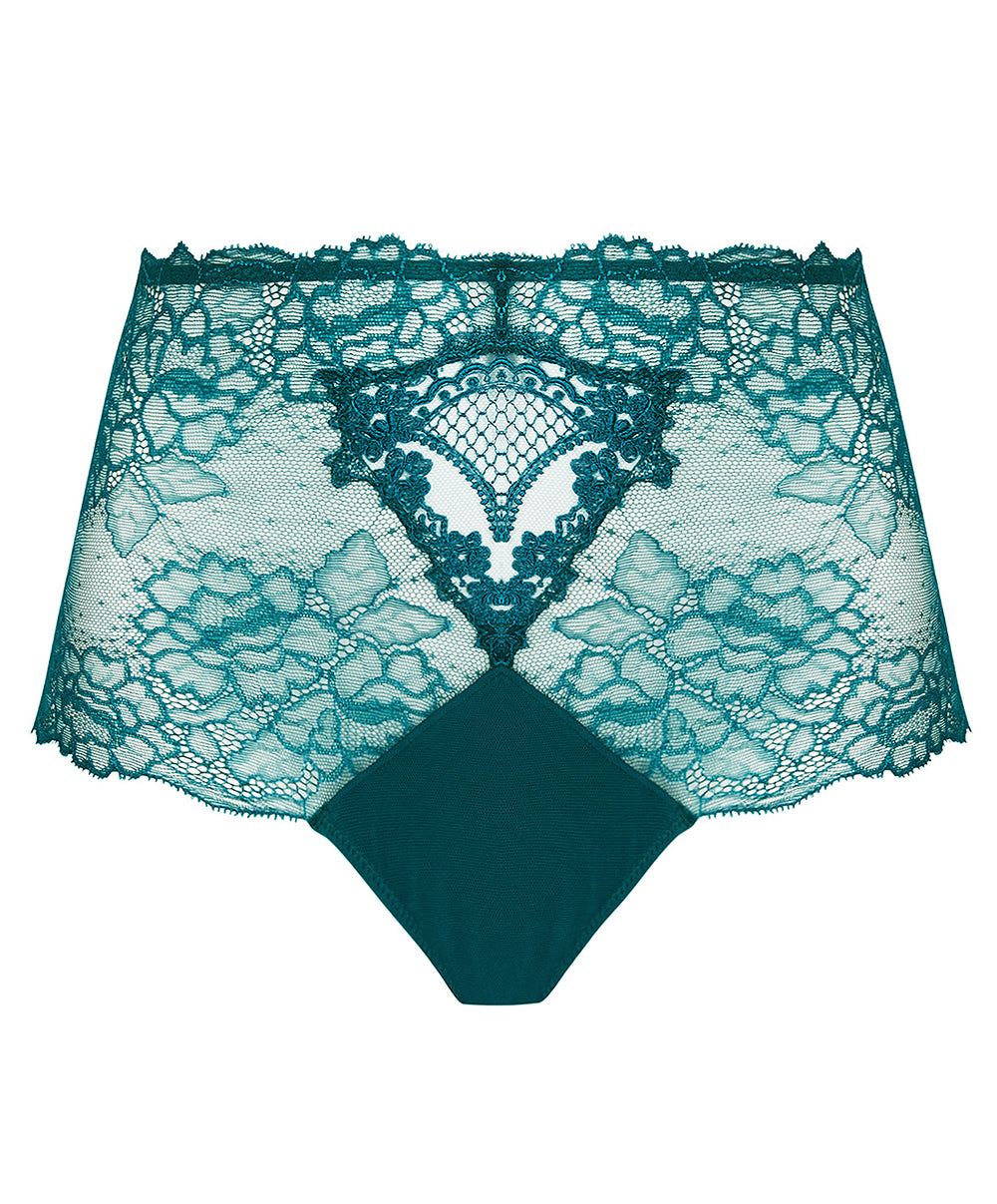 Shorty sexy Lise Charmel Sublime en Dentelle vert princesse ACH1413-VP