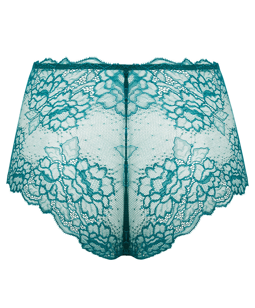 Shorty sexy Lise Charmel Sublime en Dentelle vert princesse ACH1413-VP