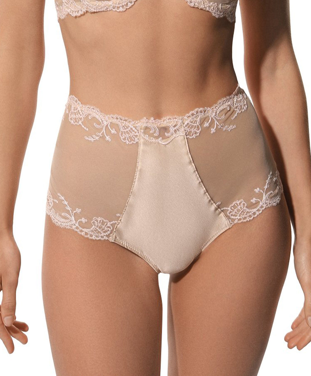 Shorty sexy en soie Lise Charmel Splendeur soie aurore ACC1480-SR