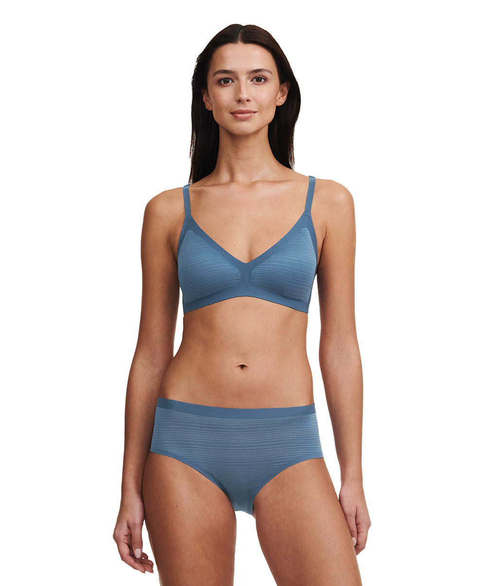 Shorty bleu denim Chantelle Soft Stretch Stripes bleu jeans C20D40-00C