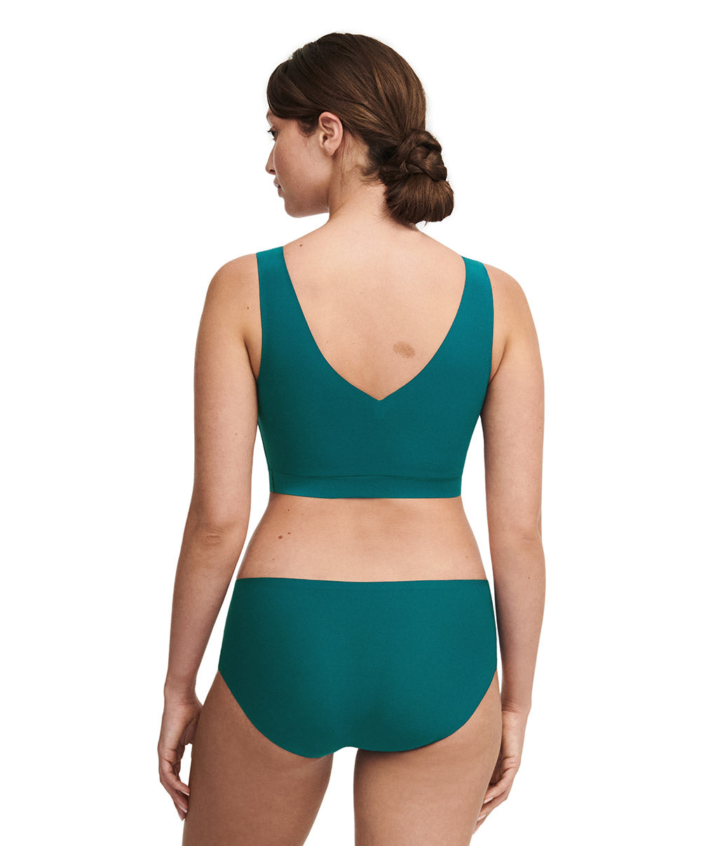 Shorty taille basse Chantelle Soft Stretch vert orient C26440-0BK