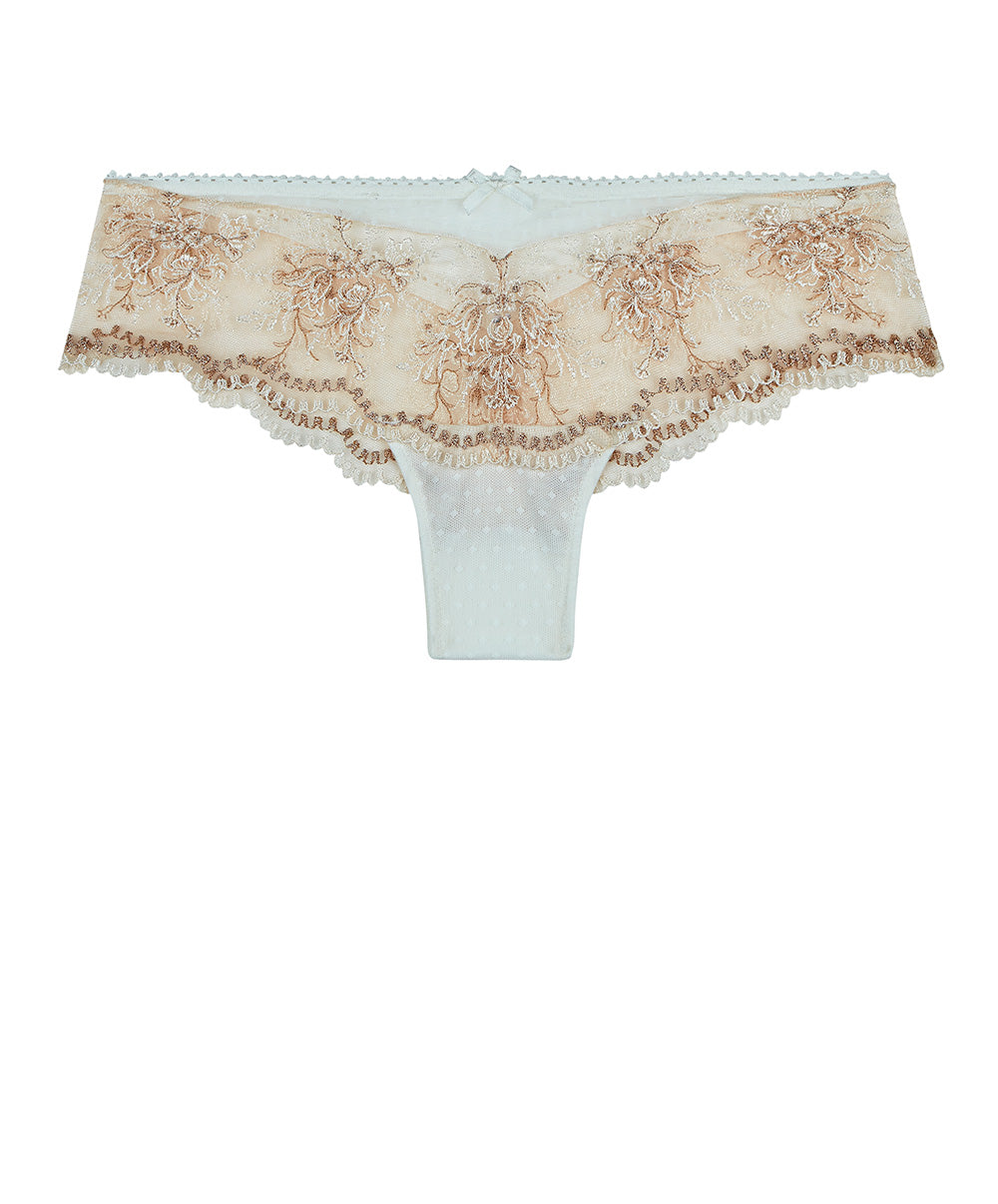 Shorty taille basse"St-Tropez" Trésor Infini white wind Aubade ID70-WHIW
