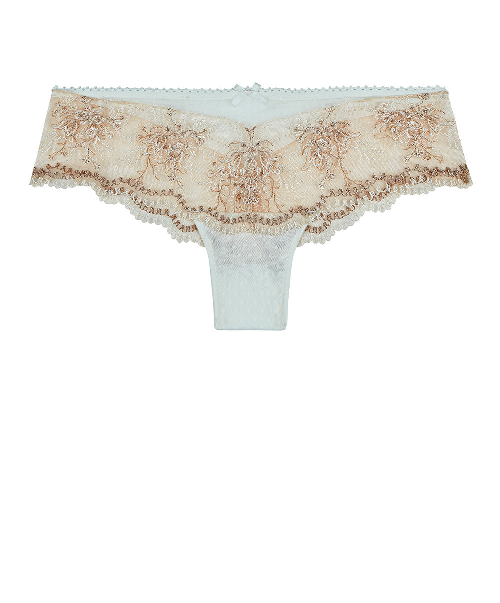 Shorty taille basse"St-Tropez" Trésor Infini white wind Aubade ID70-WHIW