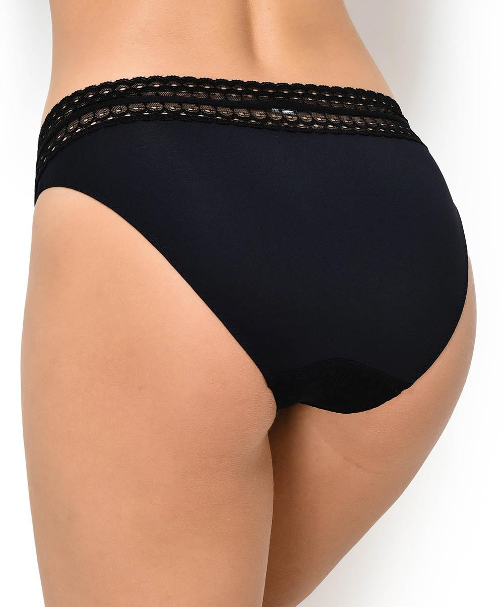 Slip Antigel de Lise Charmel Intermède Sexy noir ECG0182-NO