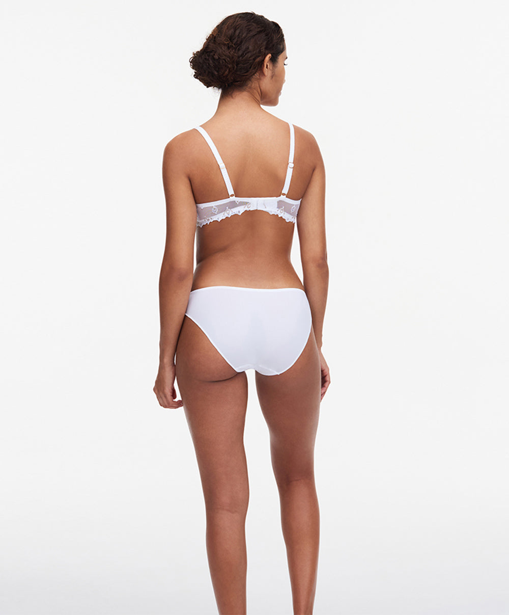 Slip Chantelle Champs Elysées blanc marron C26030-0QS