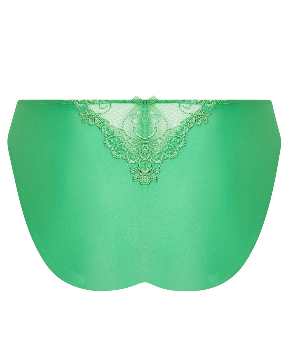 Slip "Fantaisie" Lise Charmel Dressing Floral émeraude ACC0288-DE