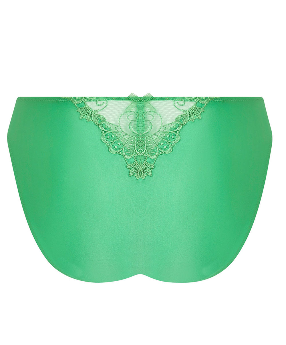 Slip "Fantaisie" Lise Charmel Dressing Floral émeraude ACC0288-DE