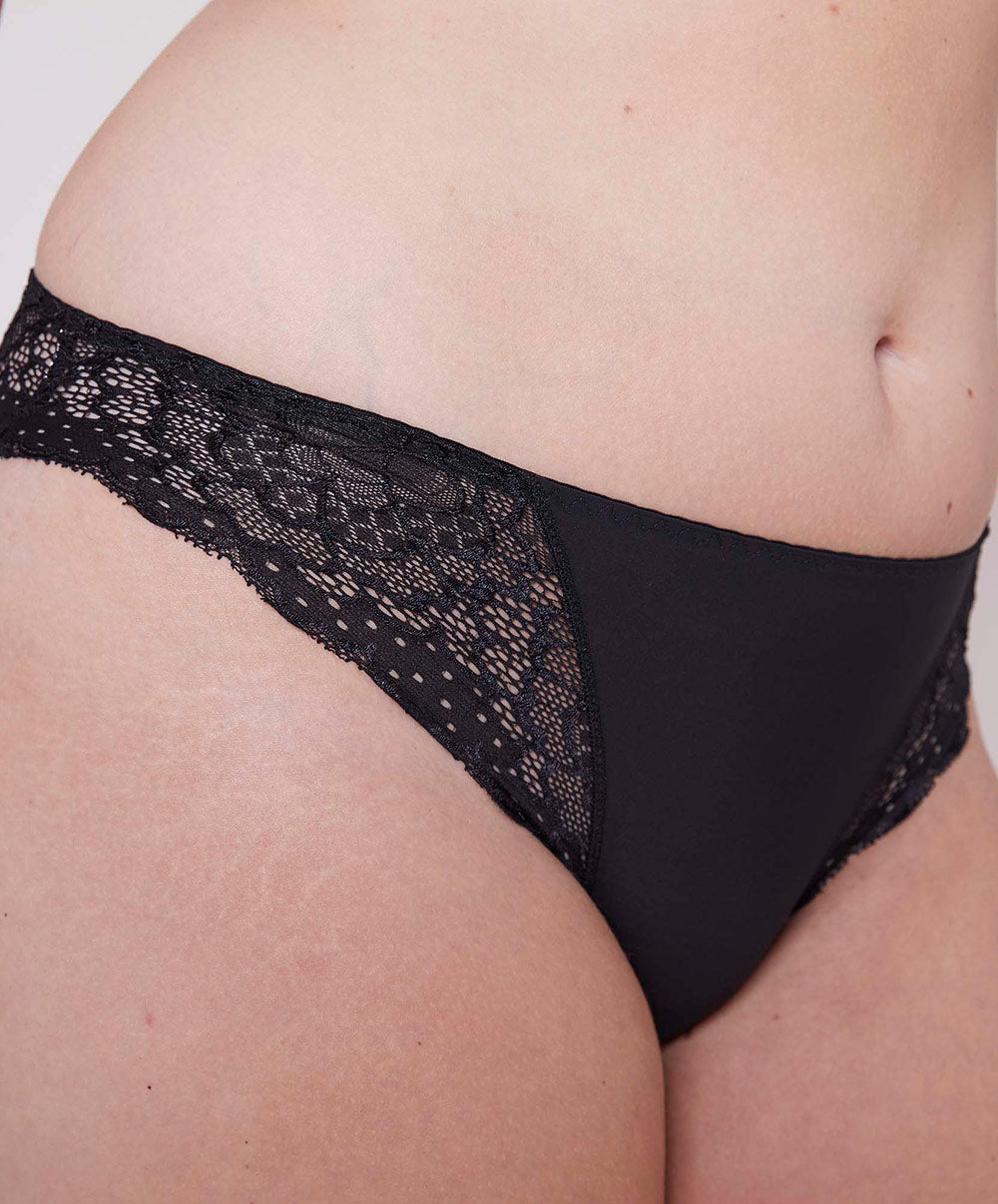 Slip Simone Pérèle Caresse noir 12A720-015