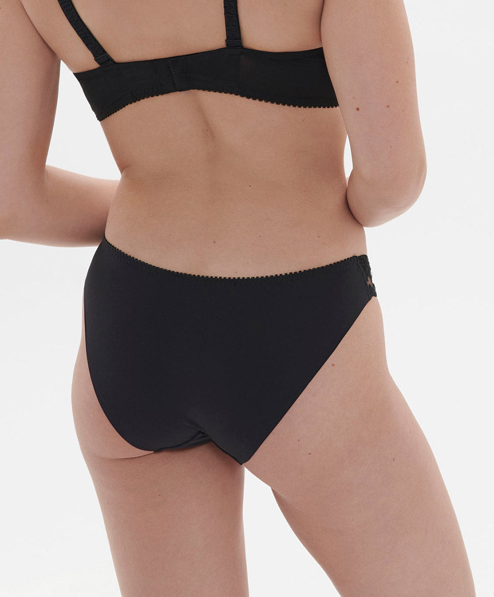 Slip Simone Pérèle Intrigue noir 1E2720-015