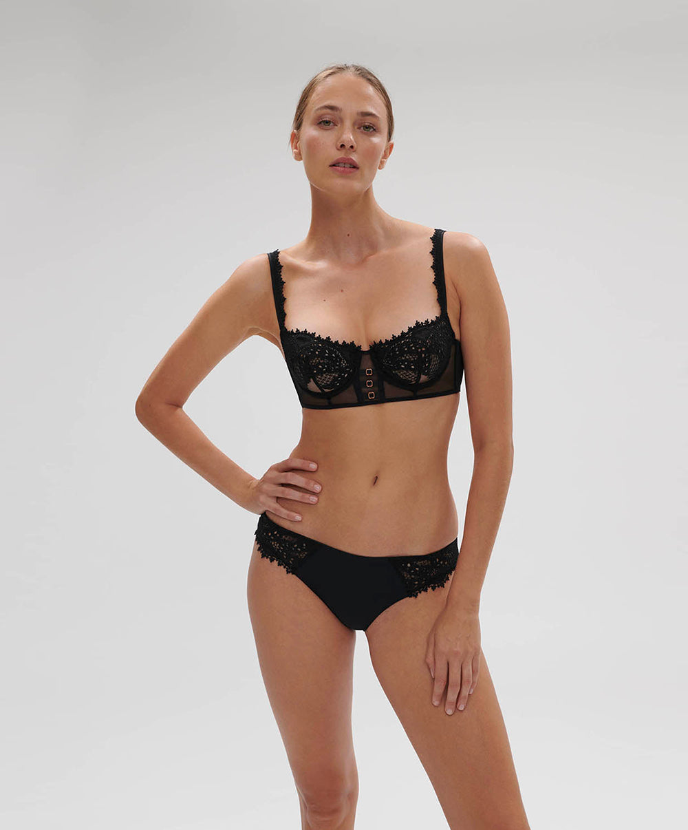 Slip Simone Pérèle Mystic noir 1D3726-015