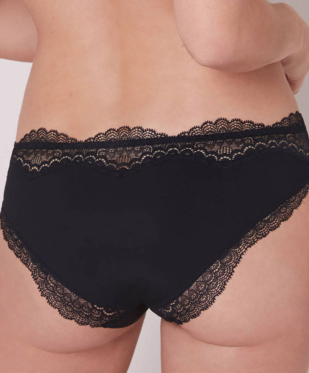 Slip Eclat Noir Simone Pérèle 13N726-766
