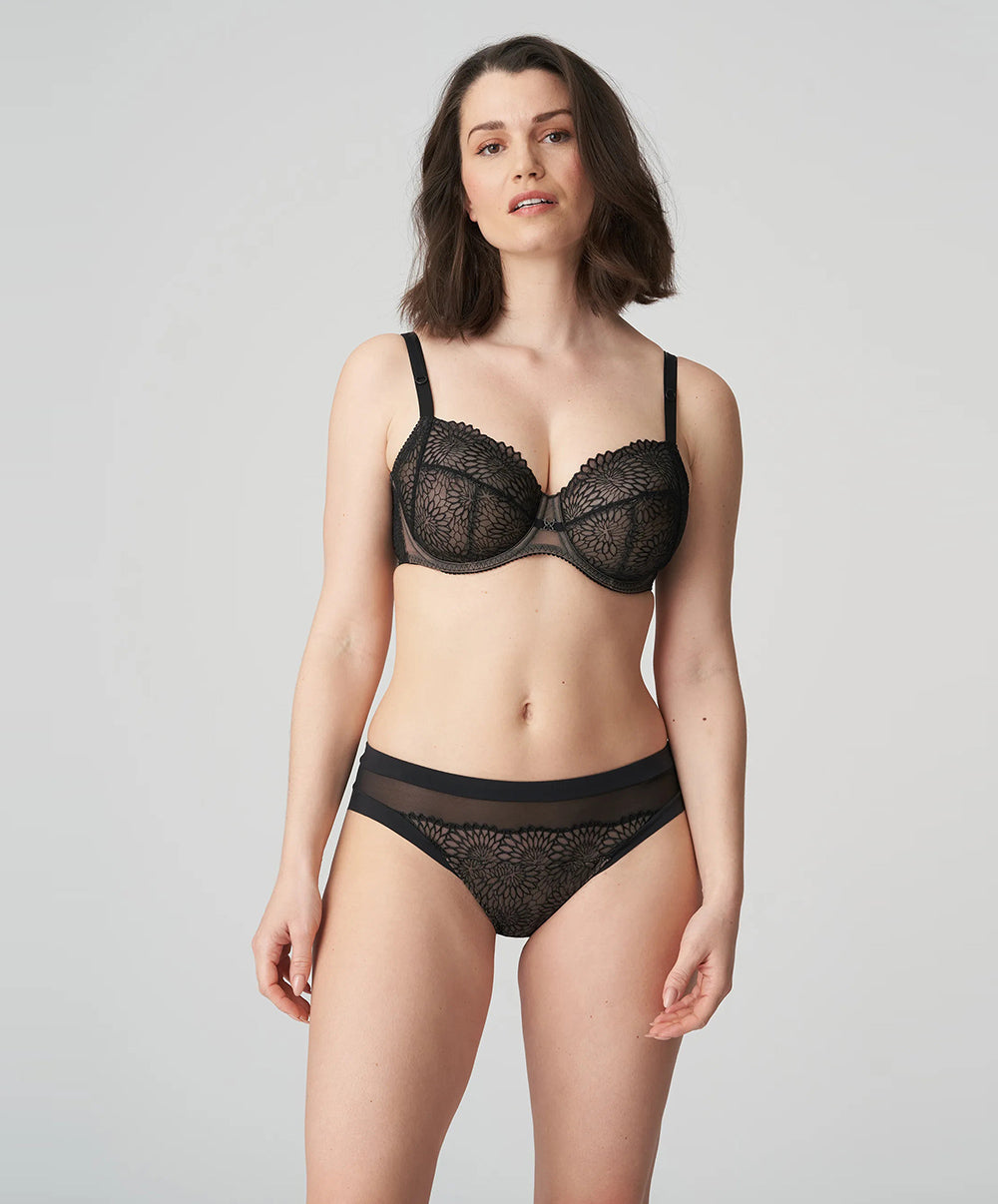 Slip brésilien femme PrimaDonna Sophora noir 0563180-ZWA
