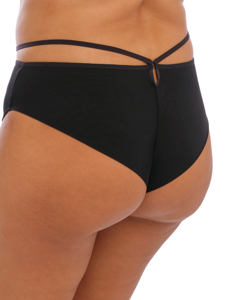 Slip brésilien grande taille Elomi Namrah noir EL301355-BLK
