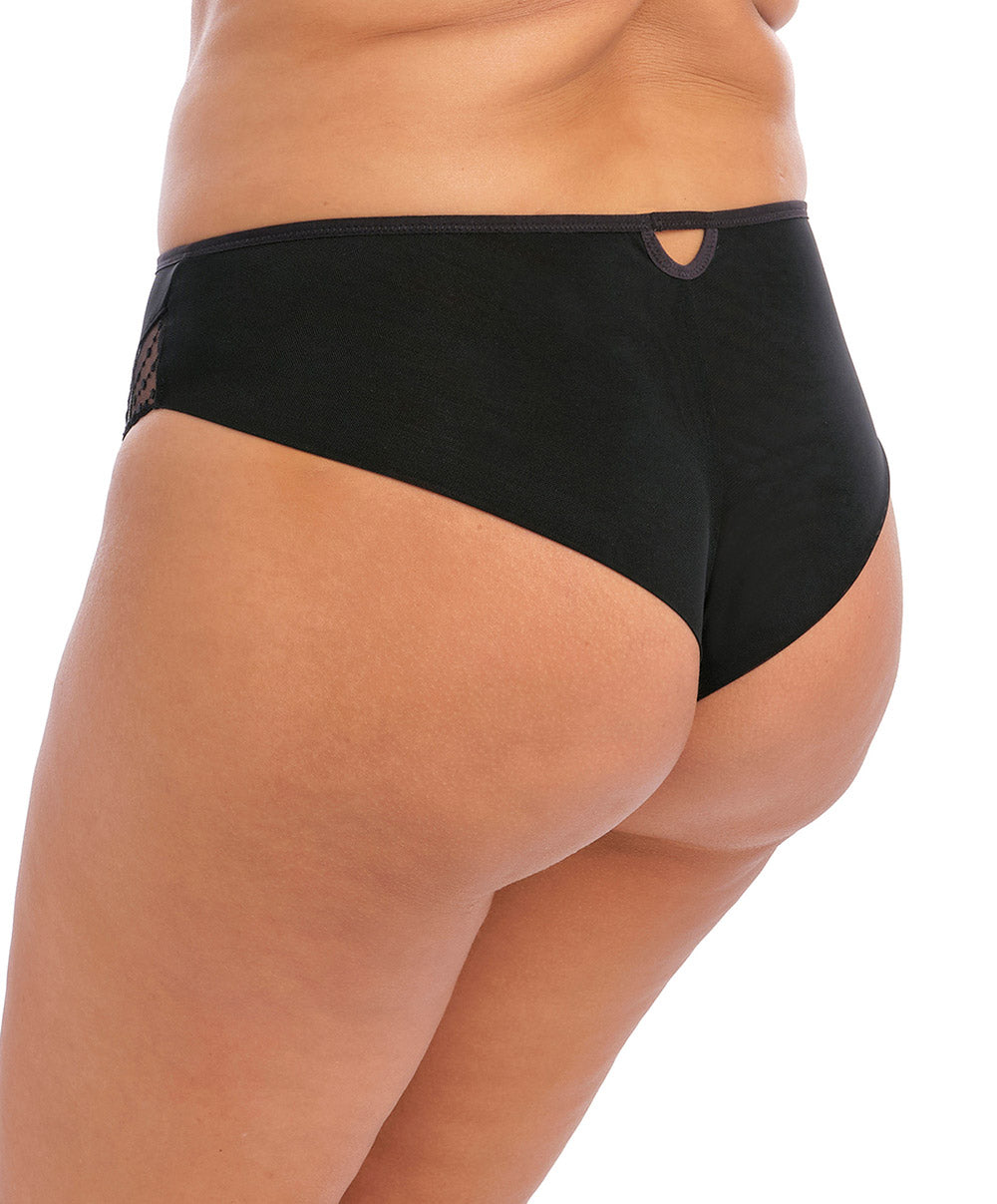 Slip brésilien grande taille Elomi Priya noir EL4557-BLK