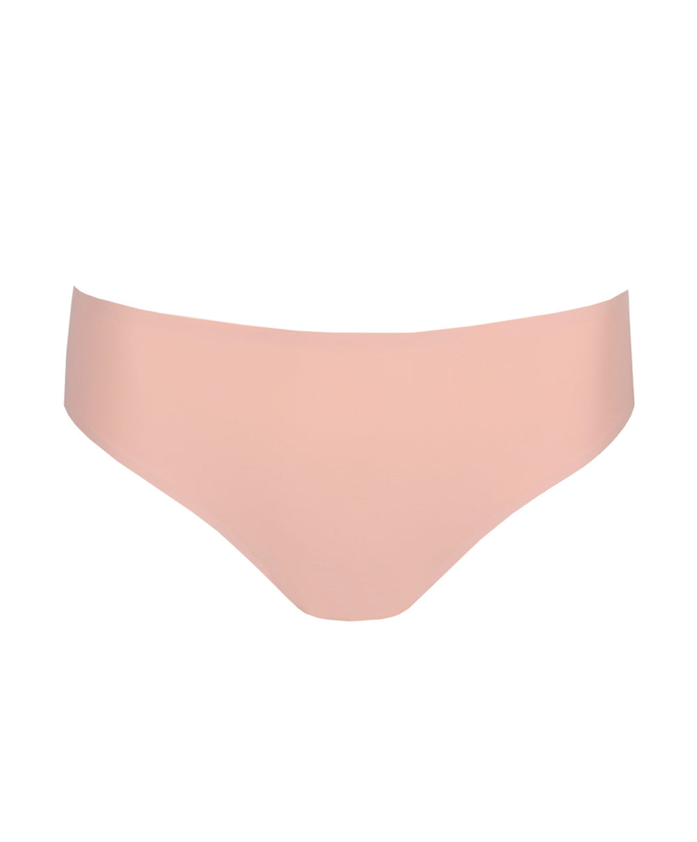 Slip brésilien invisible PrimaDonna Figuras rose poudré 0563250-PWD