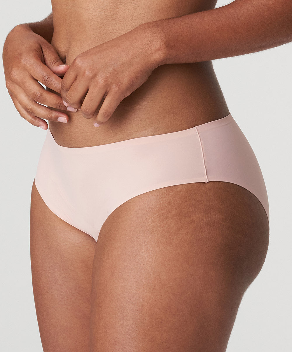 Slip brésilien invisible PrimaDonna Figuras rose poudré 0563250-PWD