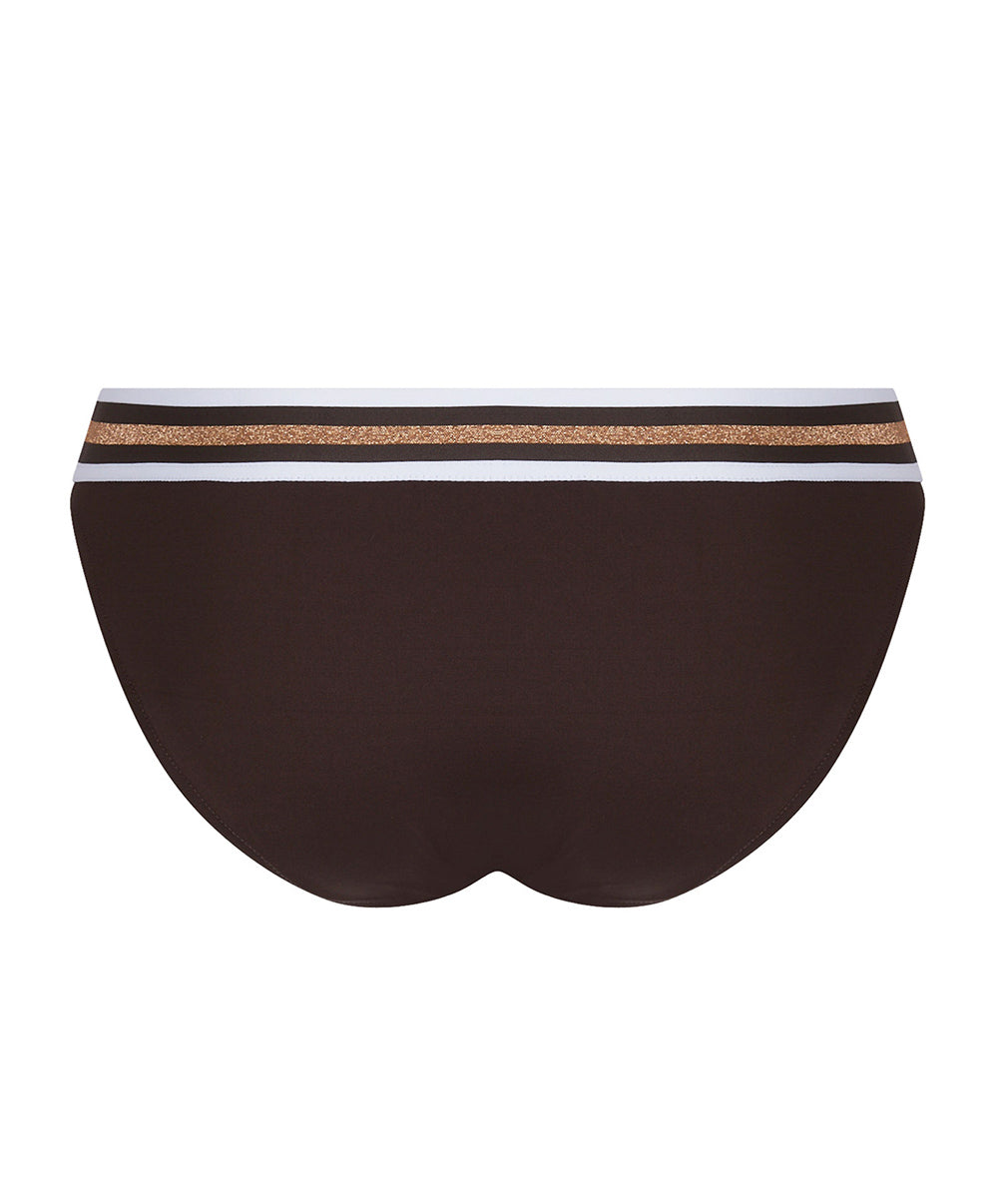 Slip de bain Lise Charmel bain Énergie Nautique taupe ABA0335-TN