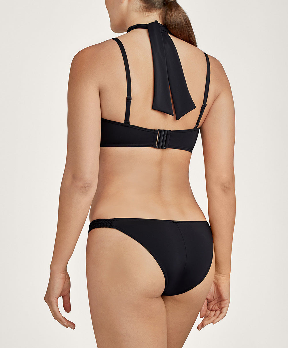 Slip de bain "Mini-Coeur" Aubade Bain La Plage Ensoleillée noir TS20-NOIR