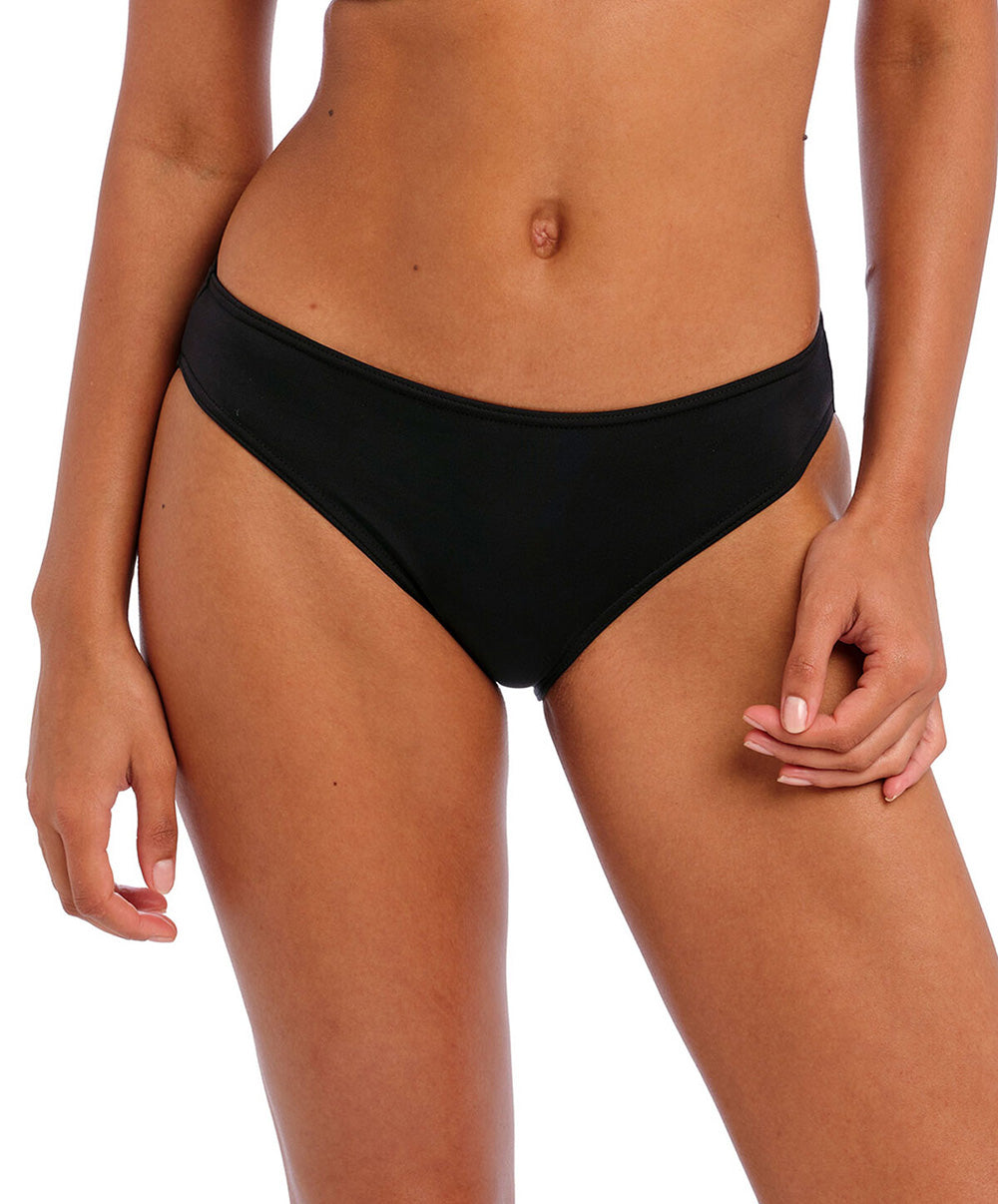 Slip de bain bikini Jewel Cove plain black Freya swim AS7234-PLK