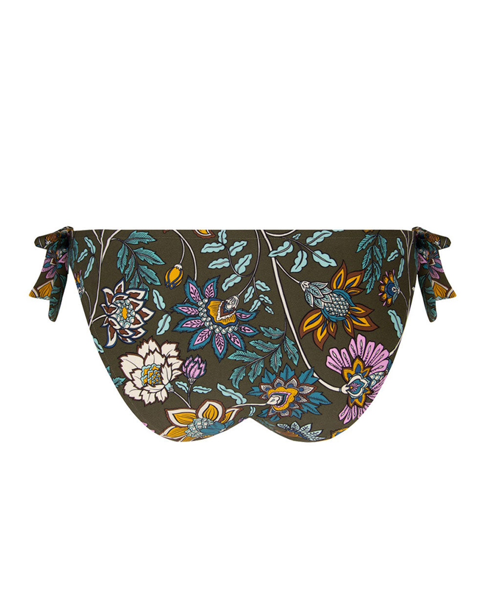 Slip de bain bikini à nouettes Lise Charmel bain Fleur Persane bronze ABB0167-BP