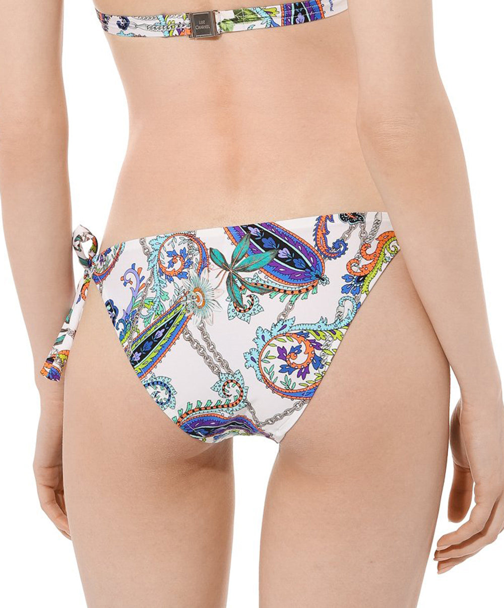 Slip de bain bikini à nouettes Lise Charmel bain Odyssée Cashmer bleu ABB0163-BC