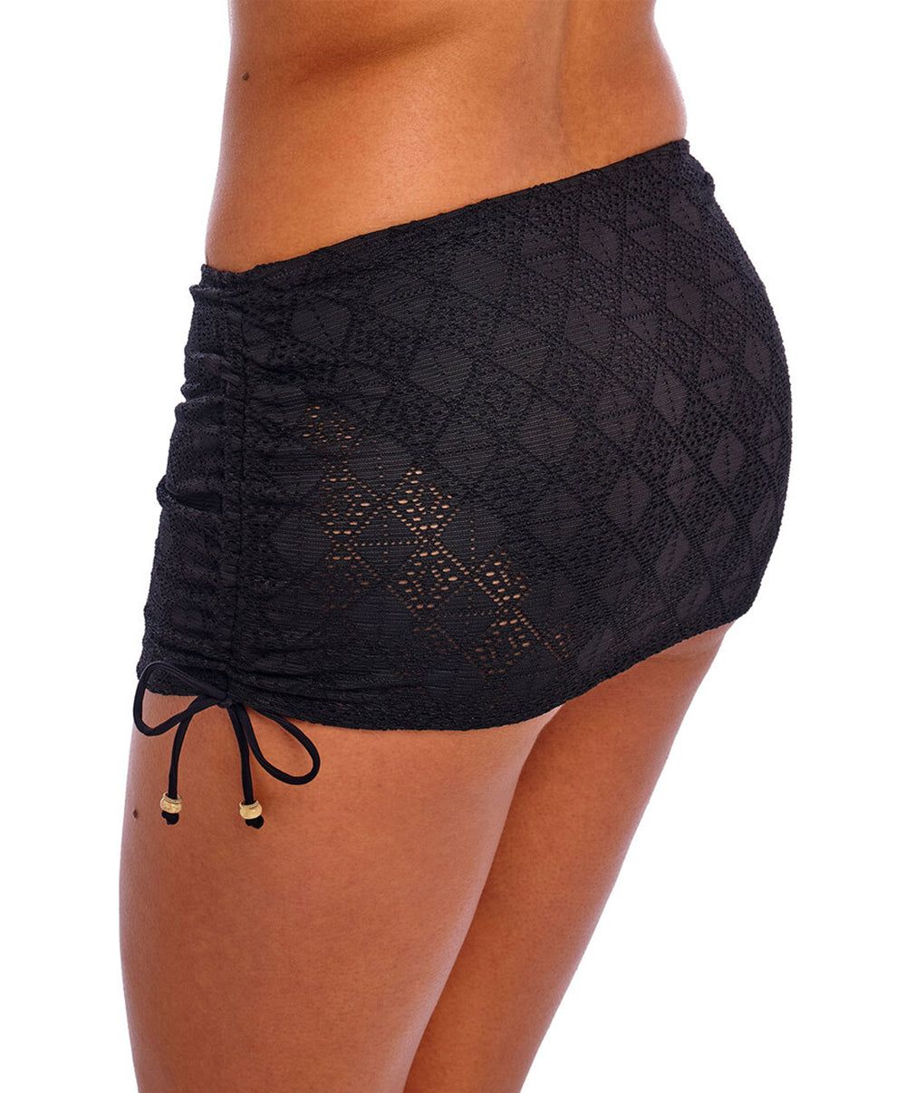 Slip de bain jupette Nomad Nights noir Freya swim AS205482-BLK