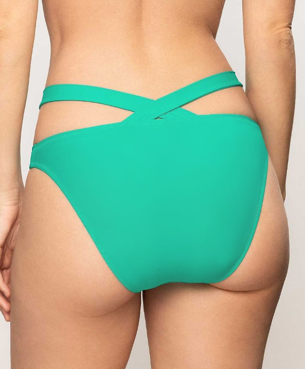 Slip de bain séduction La Chiquissima émeraude Antigel Bain EBB0714-MD 4