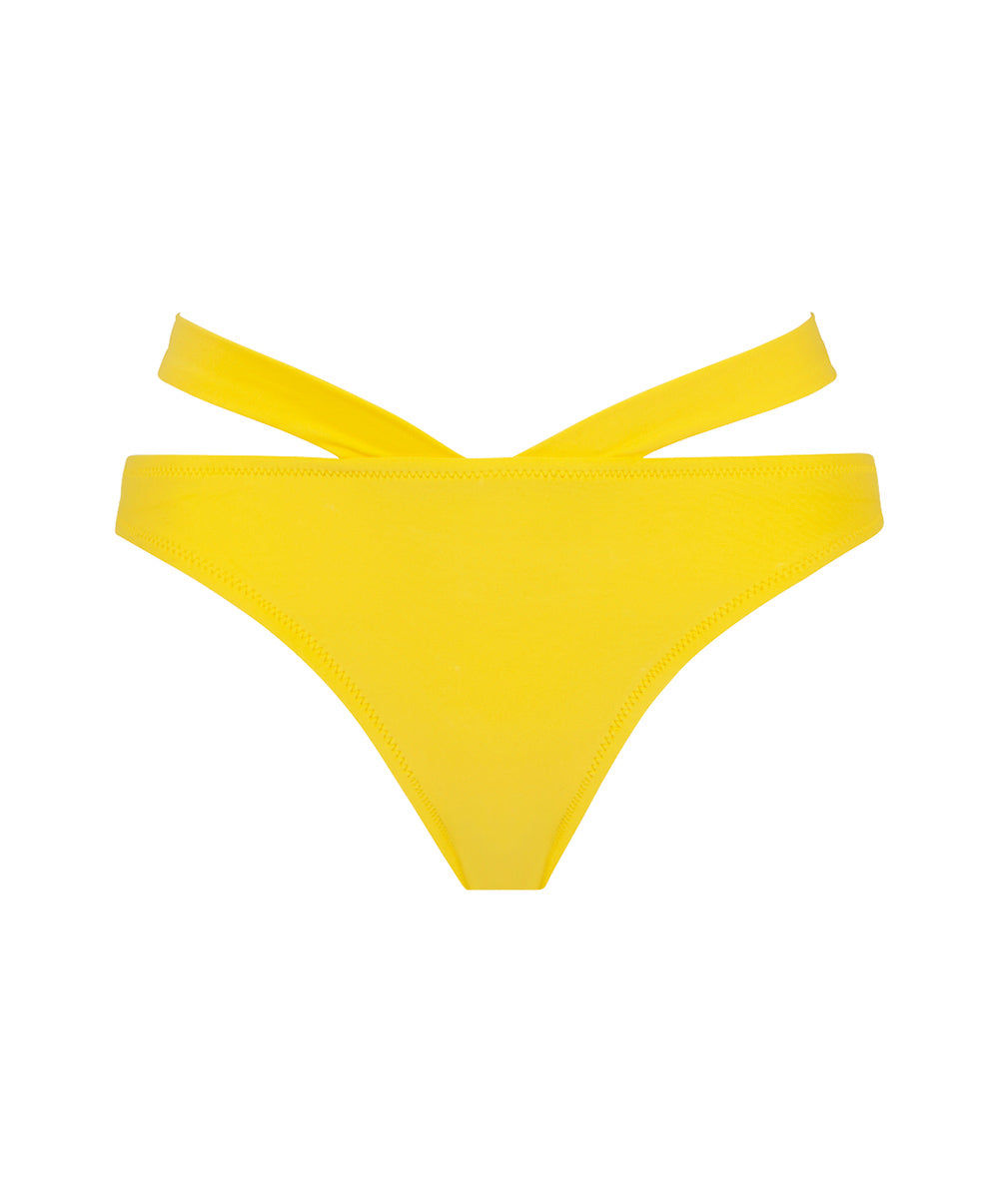 Slip de bain séduction La Chiquissima jaune Antigel Bain EBB0714-MS 10