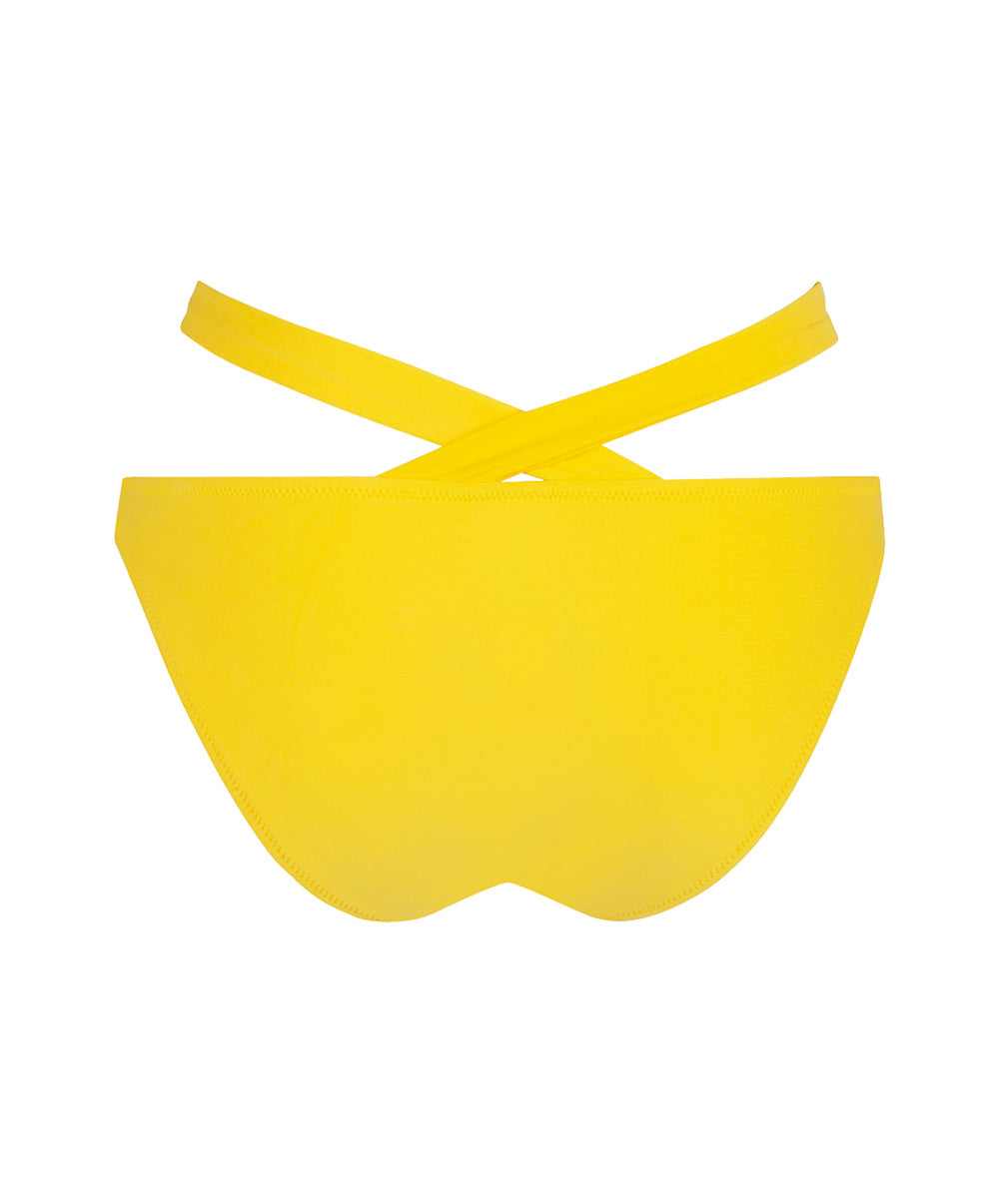 Slip de bain séduction La Chiquissima jaune Antigel Bain EBB0714-MS 10