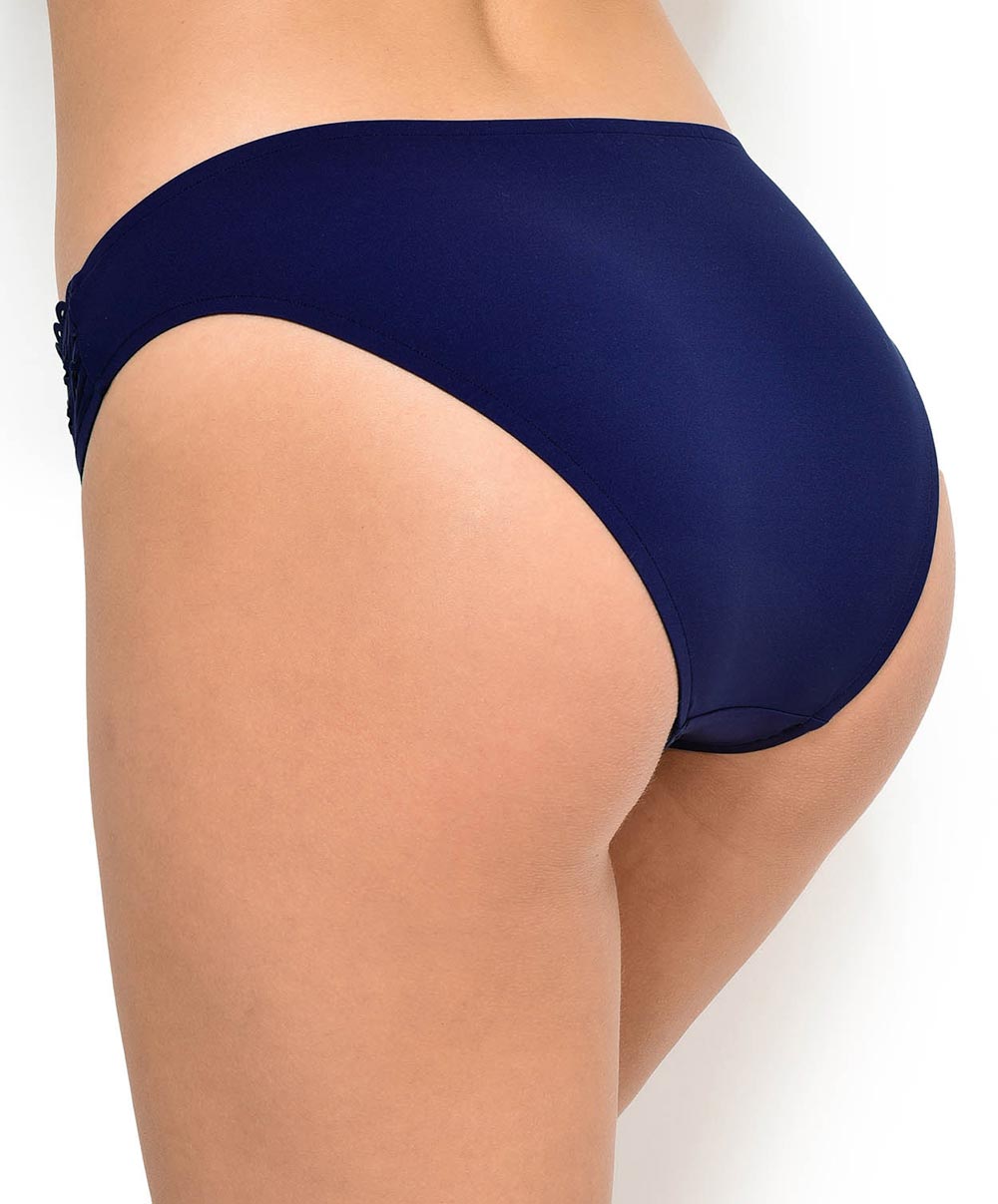 Slip de bain taille basse Lise Charmel bain Ajourage Couture bleu crystal ABA0415-BS
