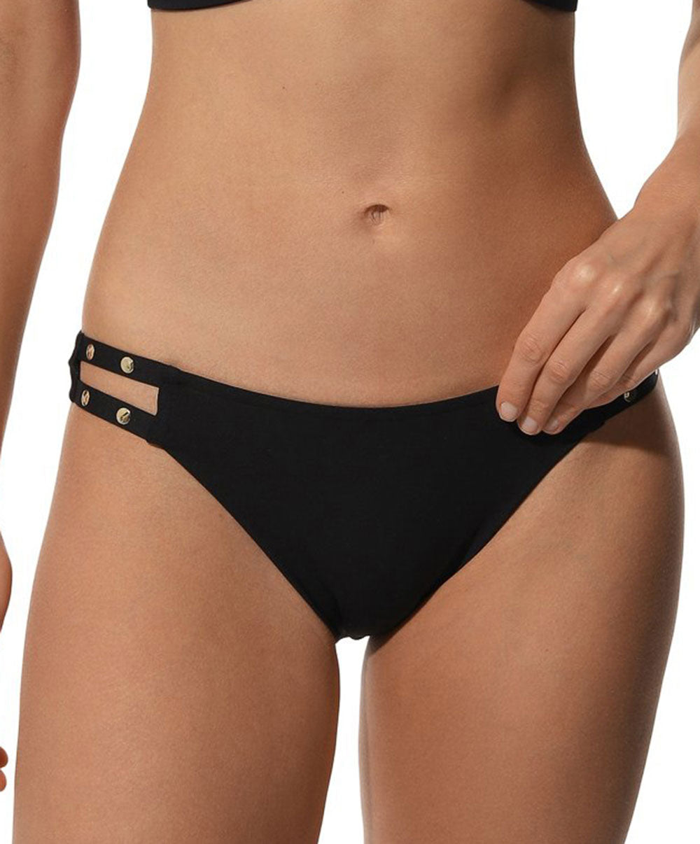 Slip de bain taille basse Lise Charmel bain Éclat Rock noir ABB0470-NO