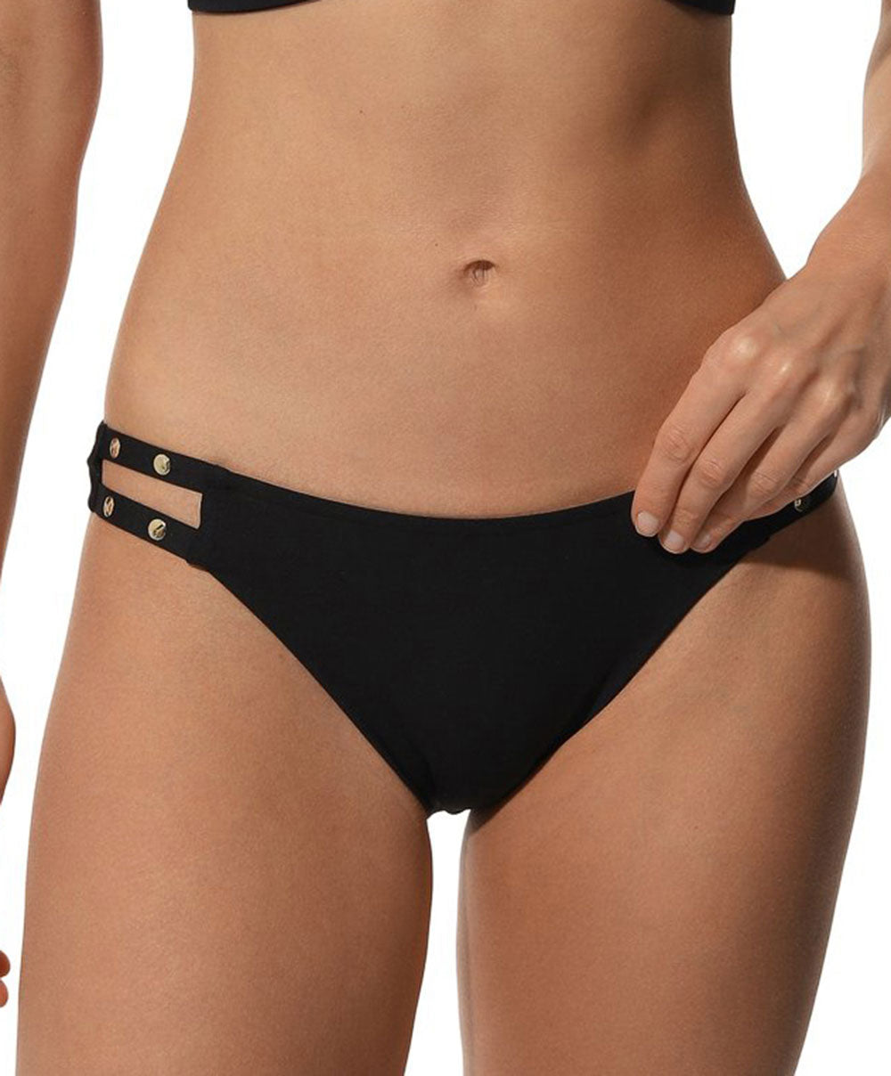 Slip de bain taille basse Lise Charmel bain Éclat Rock noir ABB0470-NO