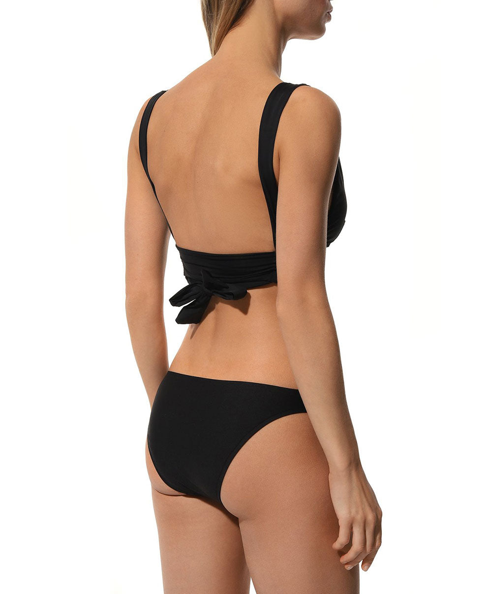 Slip de bain taille basse Lise Charmel bain Éclat Rock noir ABB0470-NO