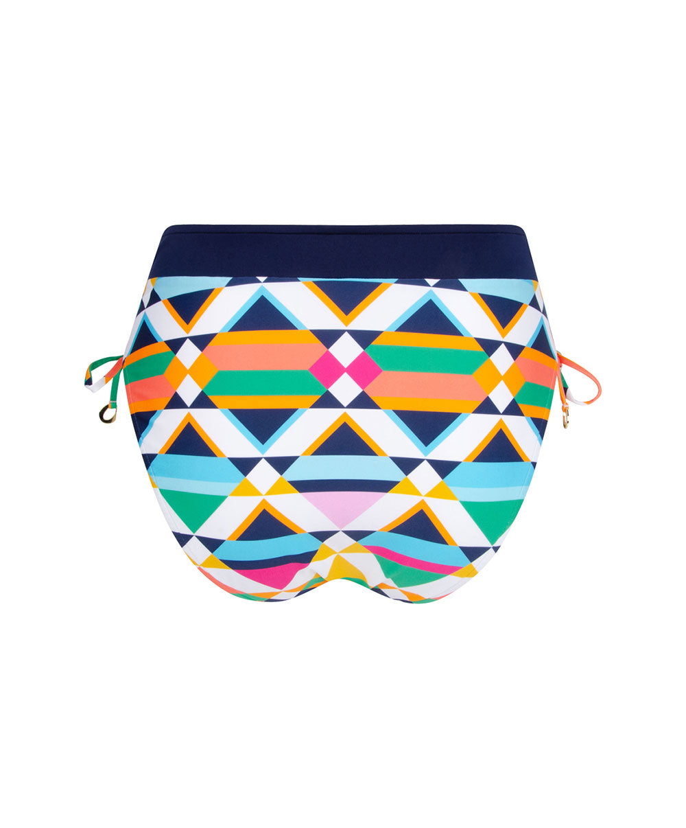 Slip de bain taille mi-haute échancrure ajustable Lise Charmel bain Lumière Solaire multicolore ABB0658-LH