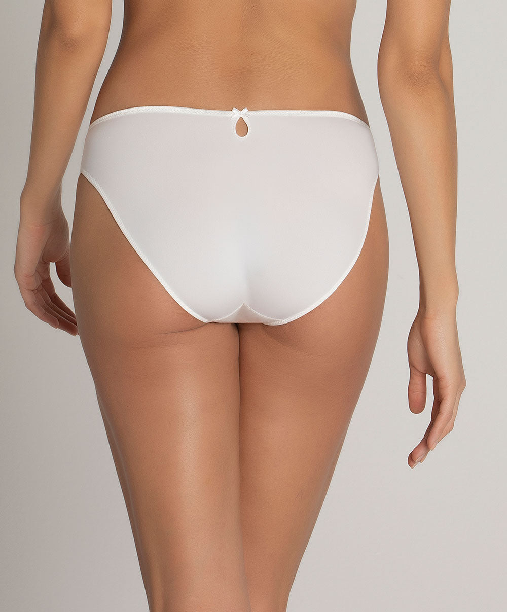 Slip dos opaque "Fantaisie" Lise Charmel Source Beauté ecru nacre ACH0272-EN