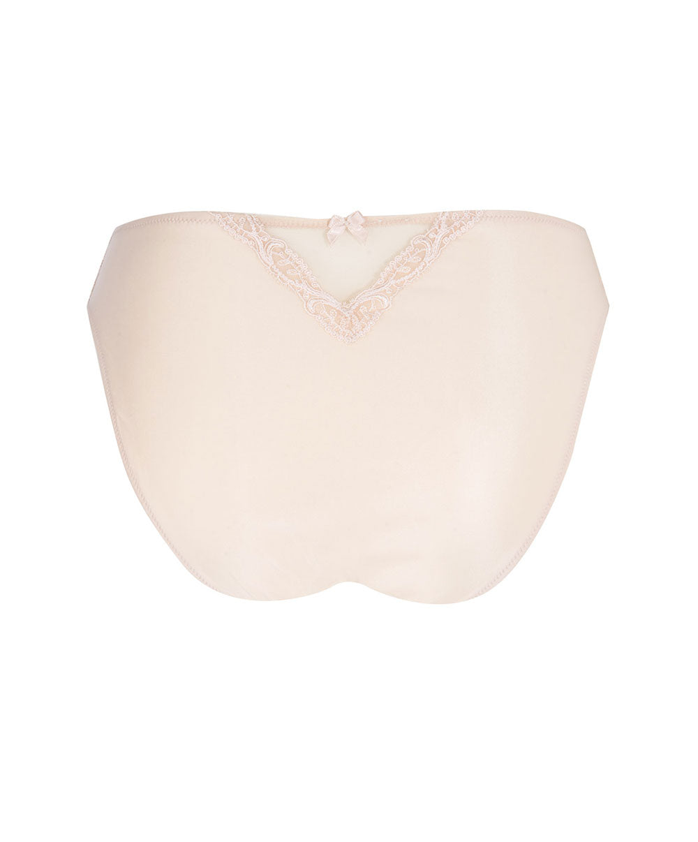 Slip dos opaque en soie Lise Charmel Splendeur soie aurore ACC0280-SR