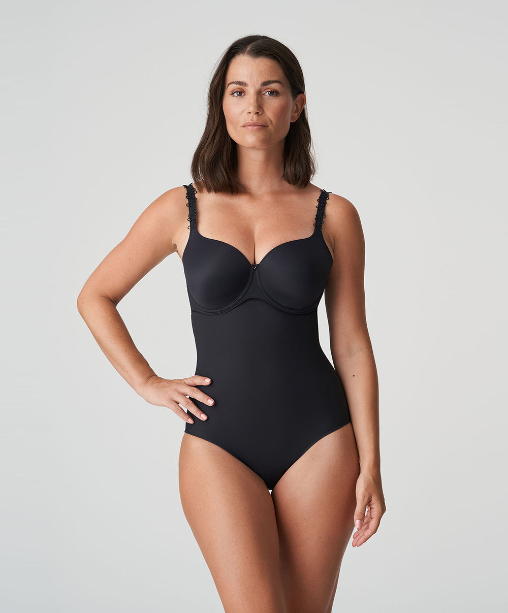 Slip gainant taille très haute PrimaDonna Perle charbon 0562343-CHB