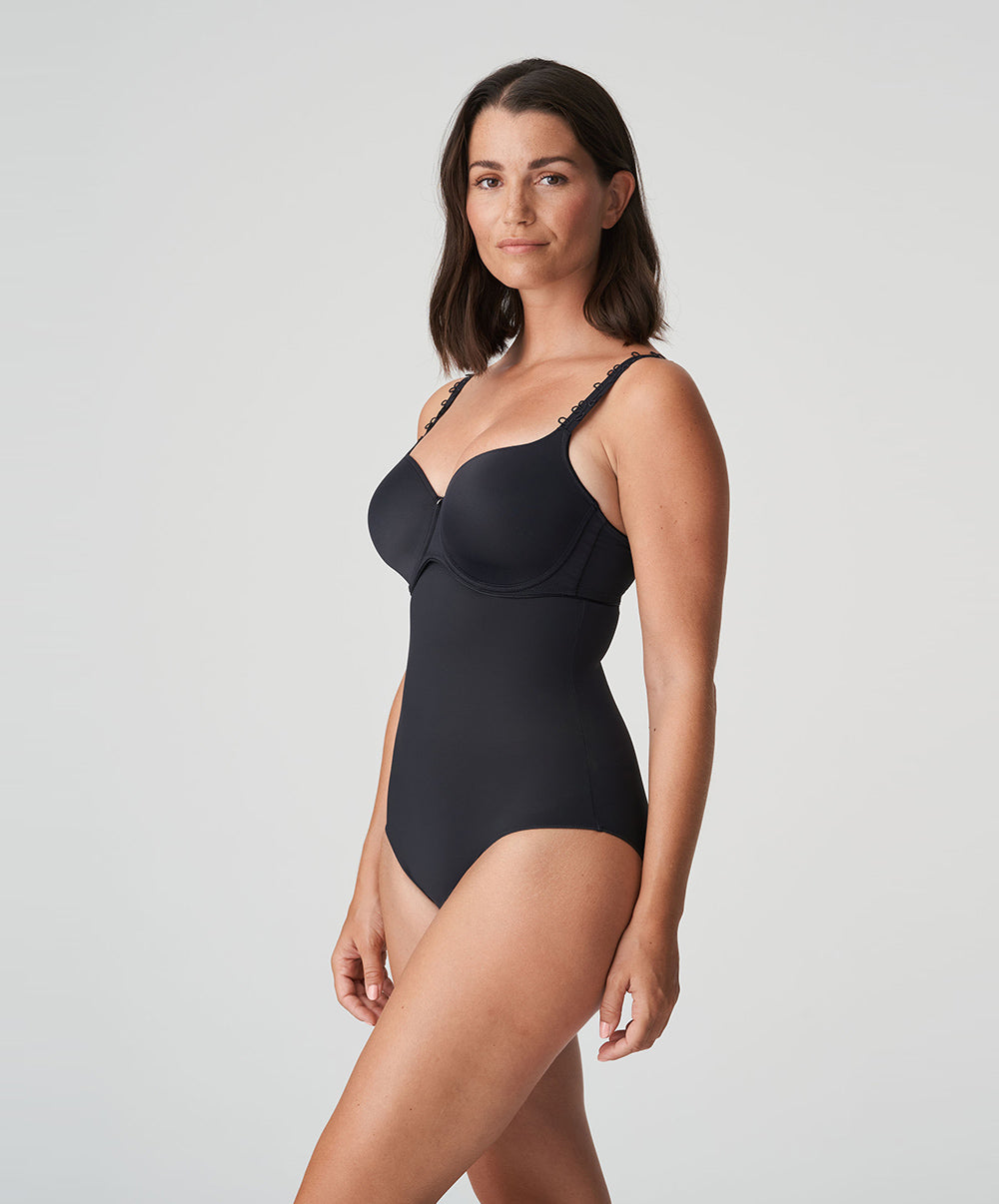 Slip gainant taille très haute PrimaDonna Perle charbon 0562343-CHB