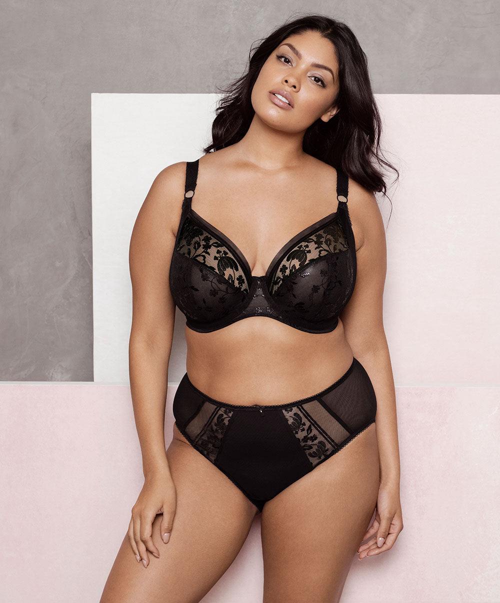 Slip grande taille Elomi Roxanne noir EL4466-BLK