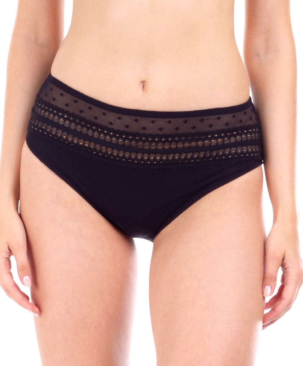 Slip haut Antigel de Lise Charmel Intermède Sexy noir FCG0382-NO