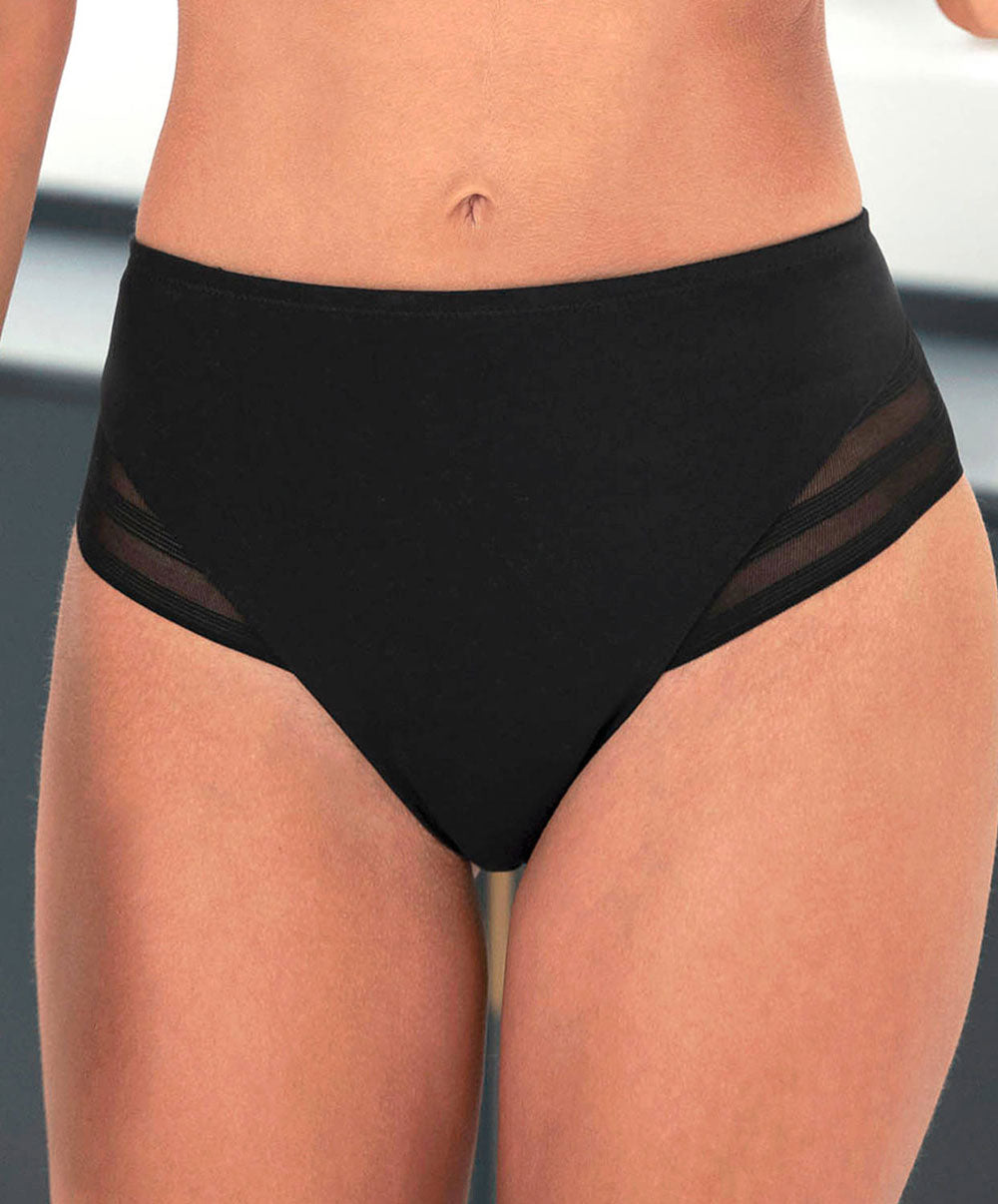 Slip haut Antigel de Lise Charmel New Apesanteur noir FCJ0314-NO