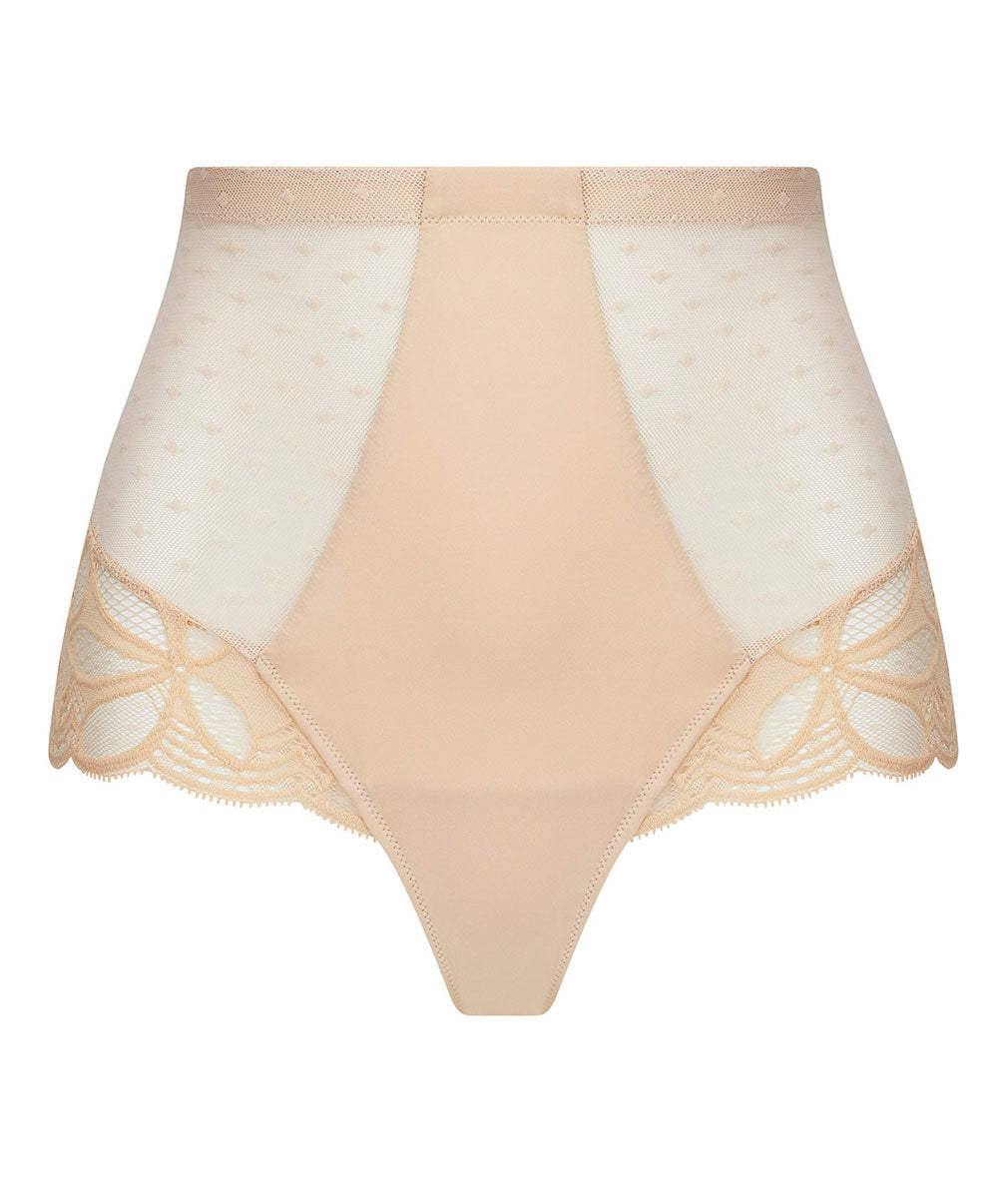 Culotte gainante taille haute Antigel de Lise Charmel Stricto Sensuelle pêche ECH0617-SP 100