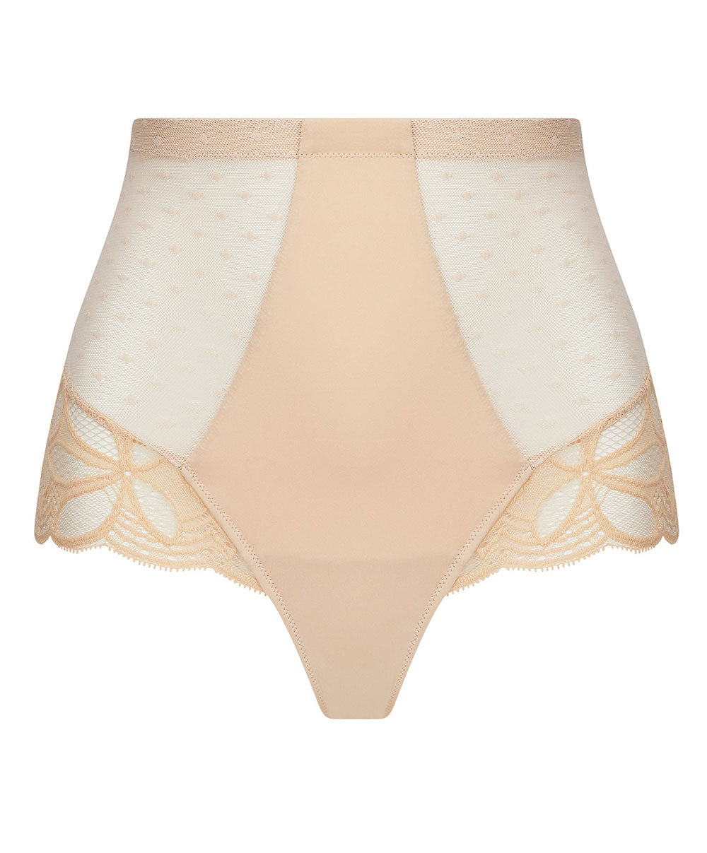 Culotte gainante taille haute Antigel de Lise Charmel Stricto Sensuelle pêche ECH0617-SP 100