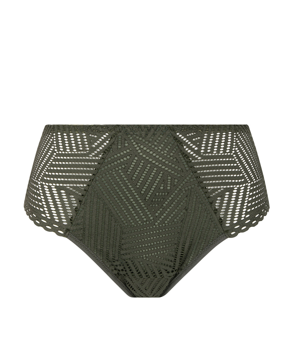 Slip haut Antigel de Lise Charmel Tressage Graphic éclat aventure kaki FCC0337-EA 10