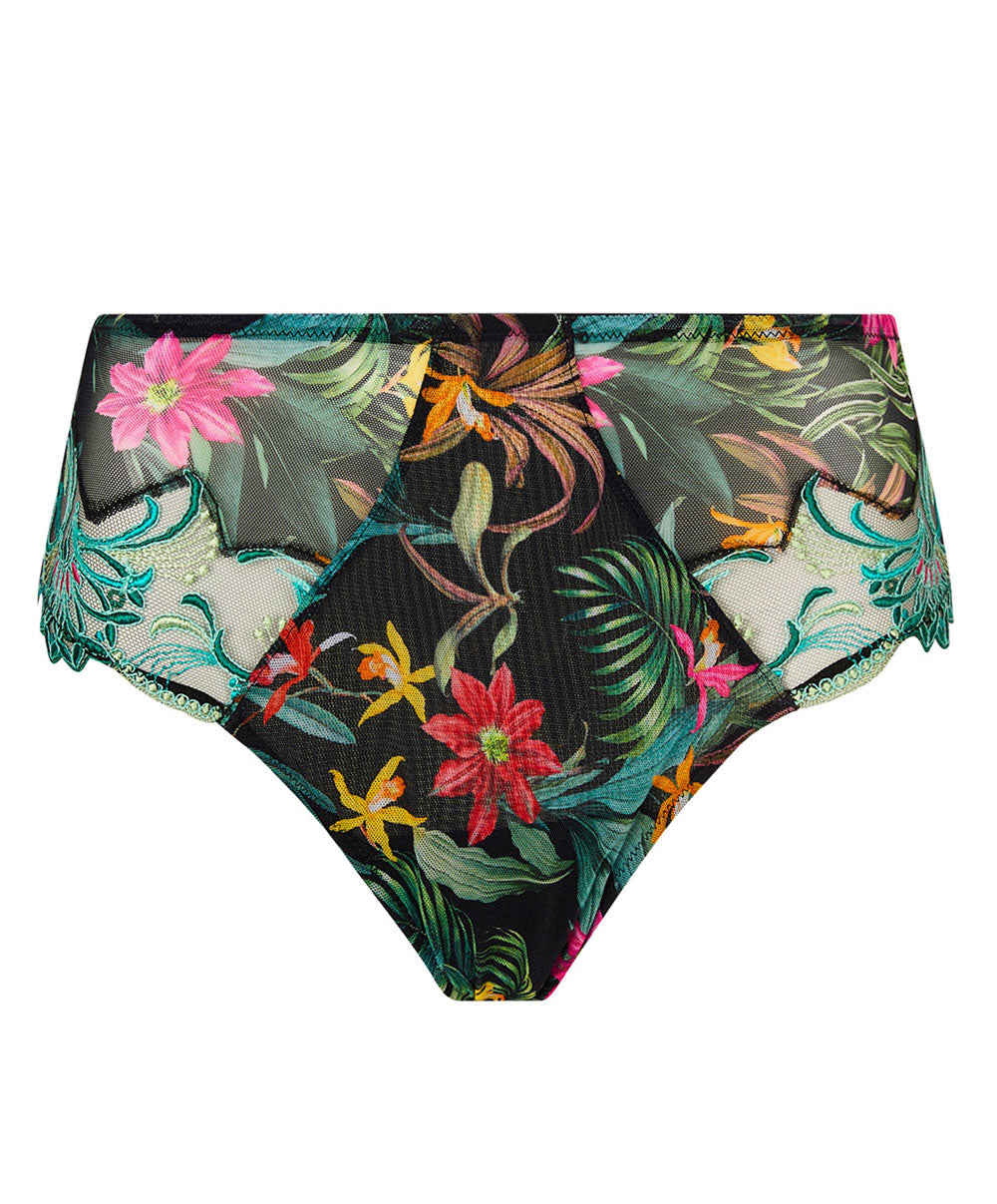 Slip haut Lise Charmel Fleurs Étoiles éclat étoile (noir et multicolore) ACH0396-EE