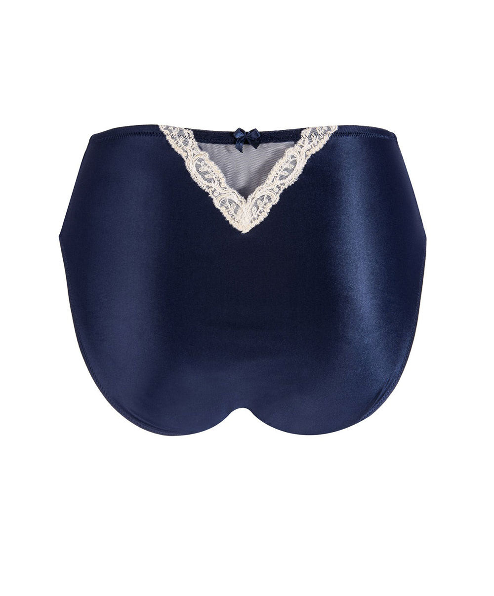 Slip haut Lise Charmel Splendeur Soie marine ACC0380-SM 10