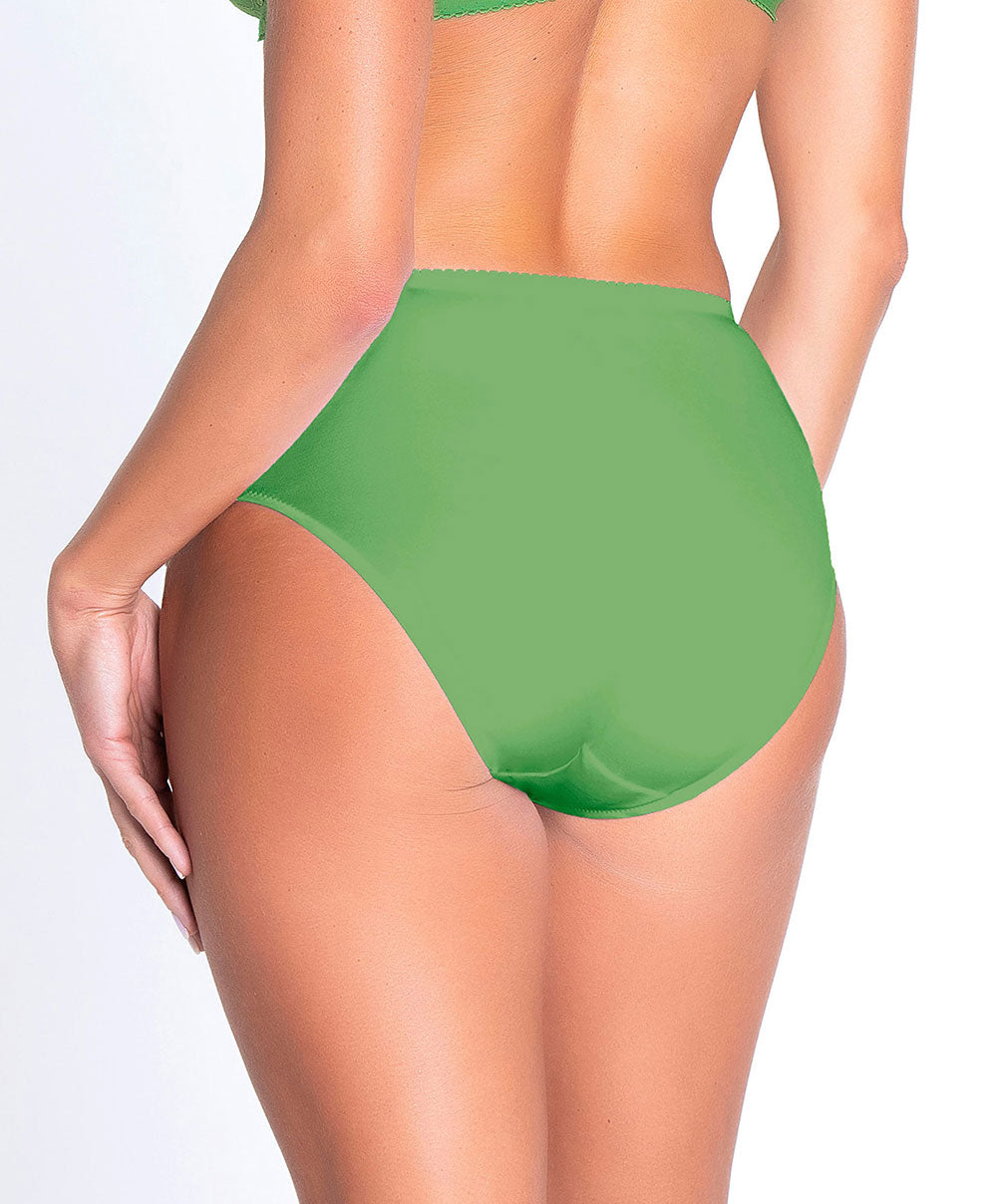 Slip haut grande taille Lise Charmel Dressing Floral émeraude BCC0388-DE